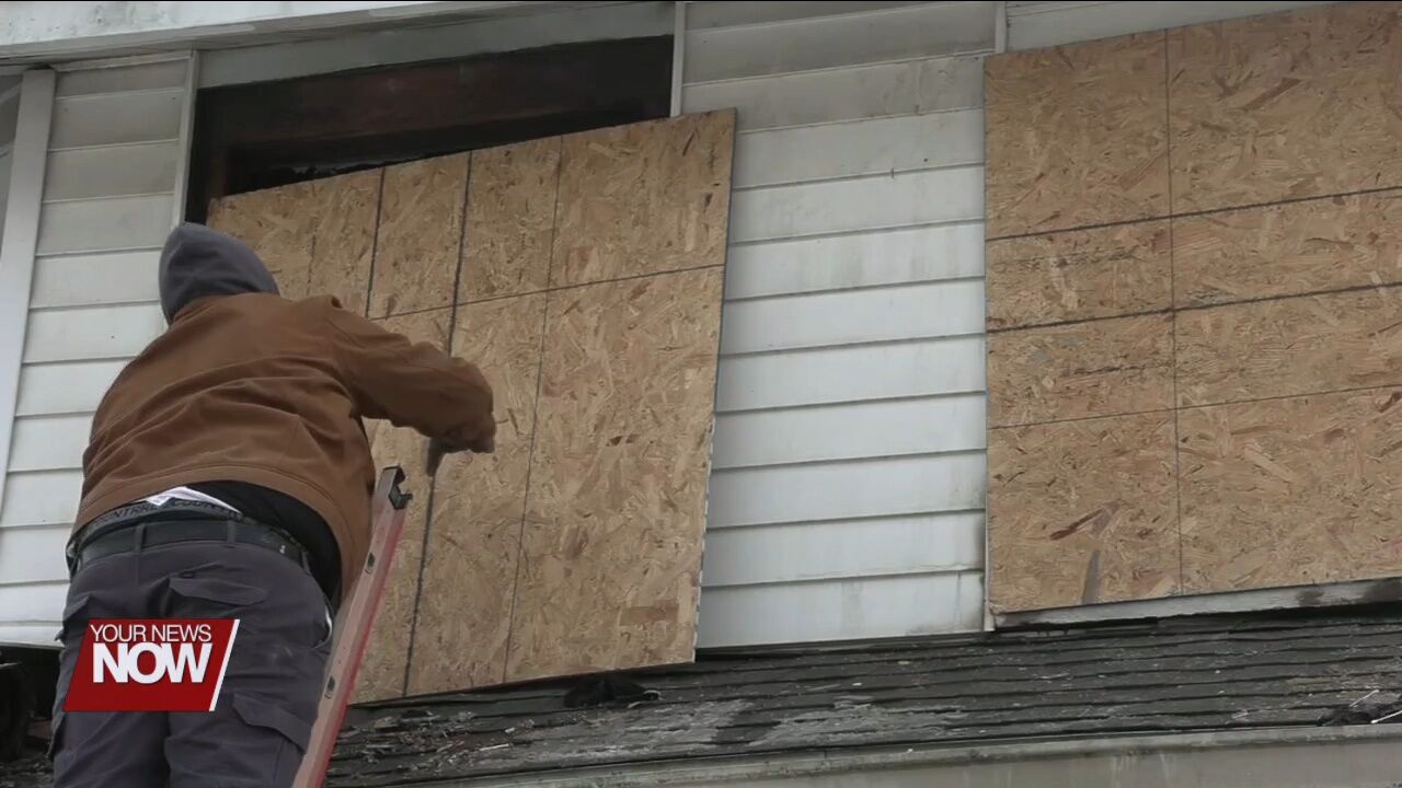 Fire crews battle morning house fire in Lafayette